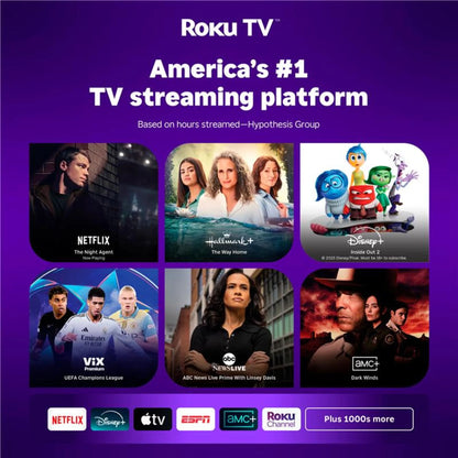 55” Class 4K UHD (2160P) LED Roku Smart Television HDR (100012586)
