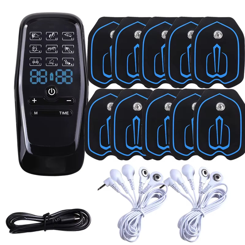 Electric Muscle Stimulator Tens Physiotherapy Acupuncture Body Massage Therapy Slimming Machine Relief Massager